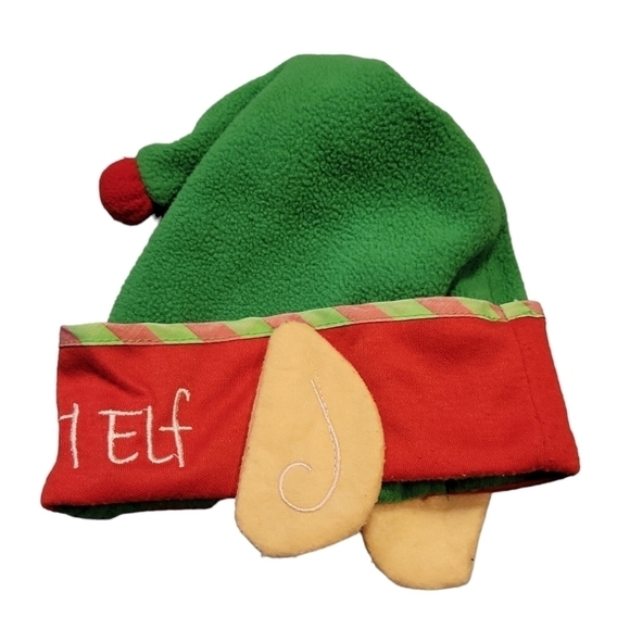 Costumes USA Christmas Elf outfit, onesie, red, green, yellow - Picture 2 of 10